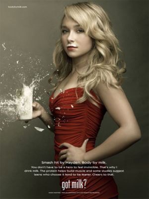 hayden panettiere got milk ad Does Milk Really Do A Body Good and Help Build Muscle?